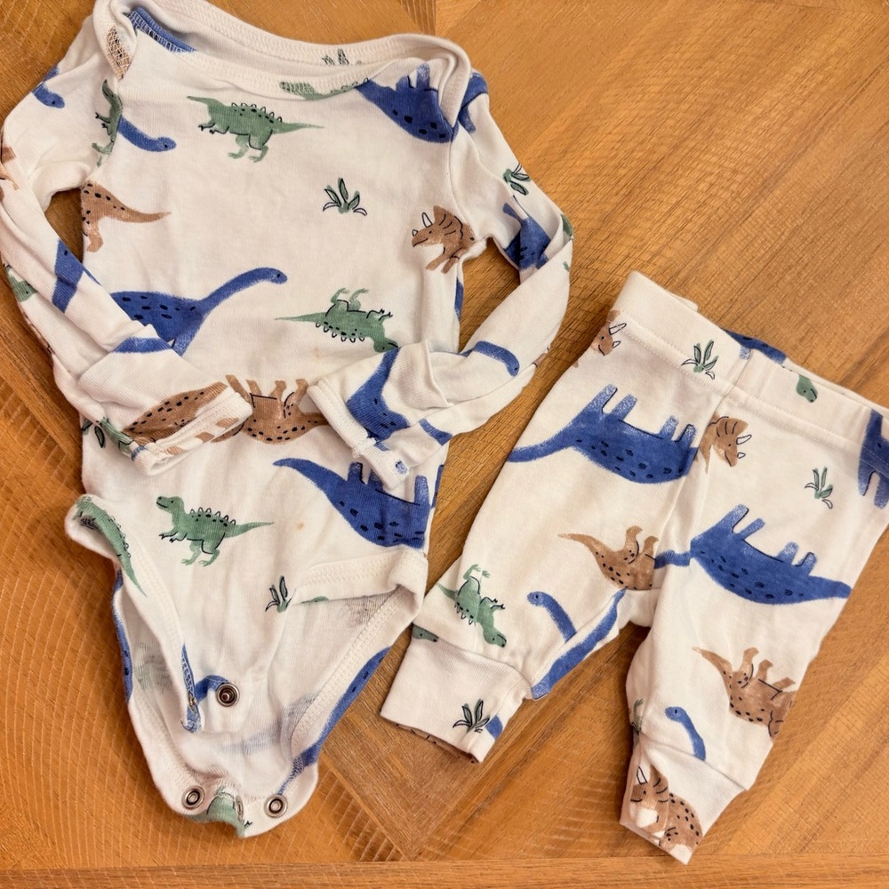 Dinosaur Print Kids One Piece Set
